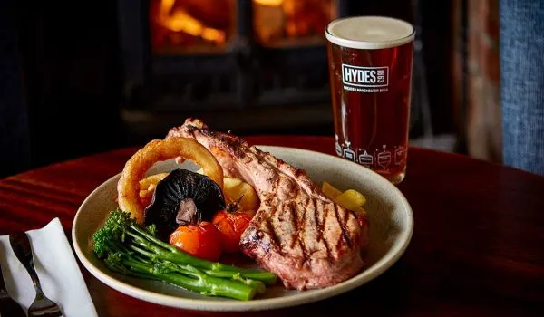 Great Pub Food in Gee Cross, Stockport at The Joshua Bradley pub